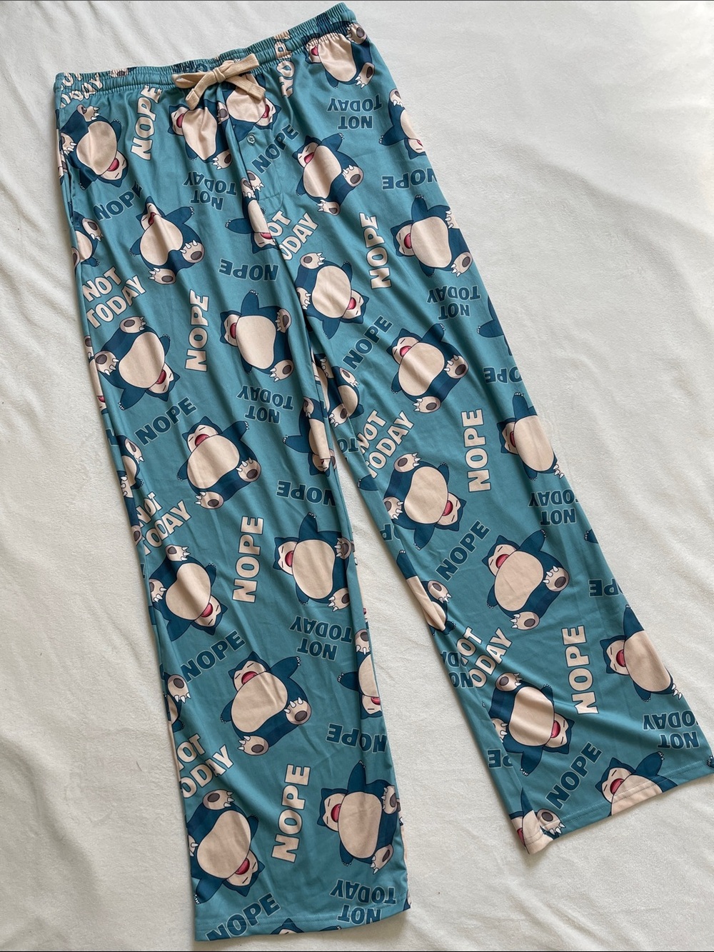 Pokemon Snorlax PJ Pants🩵